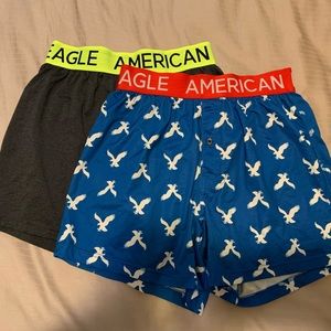 2 Pairs of American Eagle Flex Boxers
